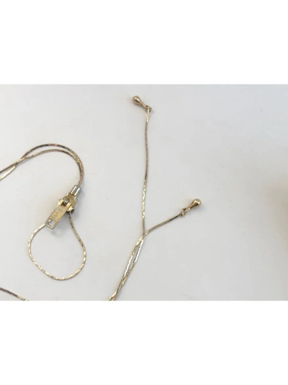 Minimalist Sliding Zipper Adjustable Cobra Chain 80's Vintage Glasses Chain 14